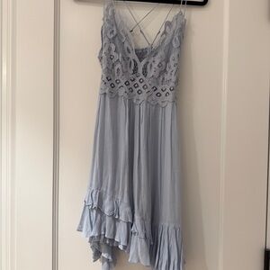 Light Blue Lace Dress